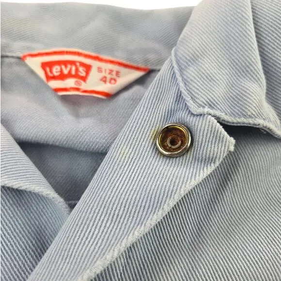 Levi'sVintage 1970's Light Blue Jean JacketSize 40 (Medium)